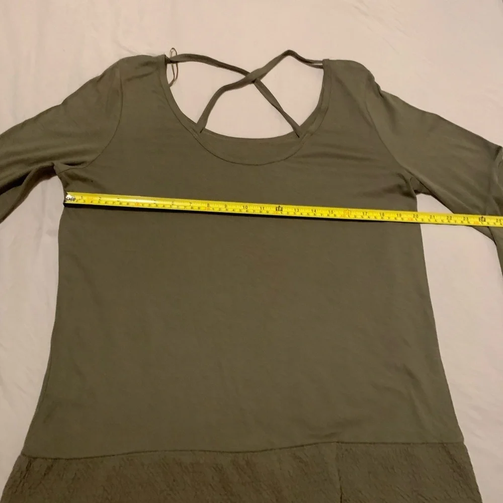 Michael Kors Olive Long Sleeve Top